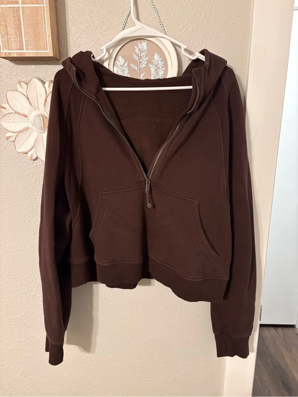 lululemon Scuba Oversized Full-Zip Hoodie Brown XL/XXL